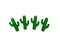 Tiny Cactus Charms, 4 pieces, Cute Laser-Cut Acrylic Plants, Adorabilities